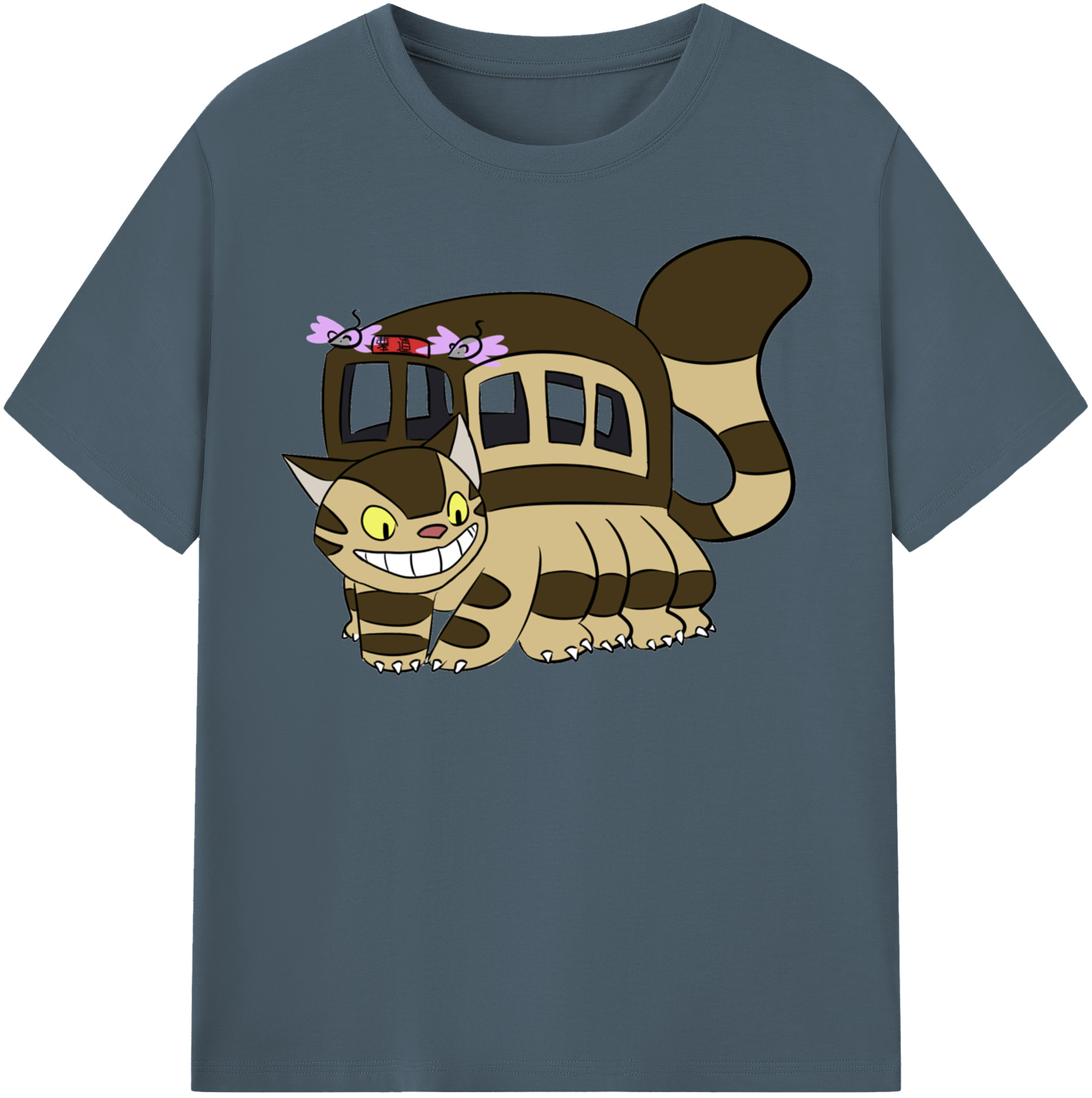 （画像用） となりのトトロ 草壁メイ 草壁サツキ My Neighbor Totoro Satsuki Kusakabe Mei Kusakabe 綿100％半袖Tシャツ（フロントプリント）